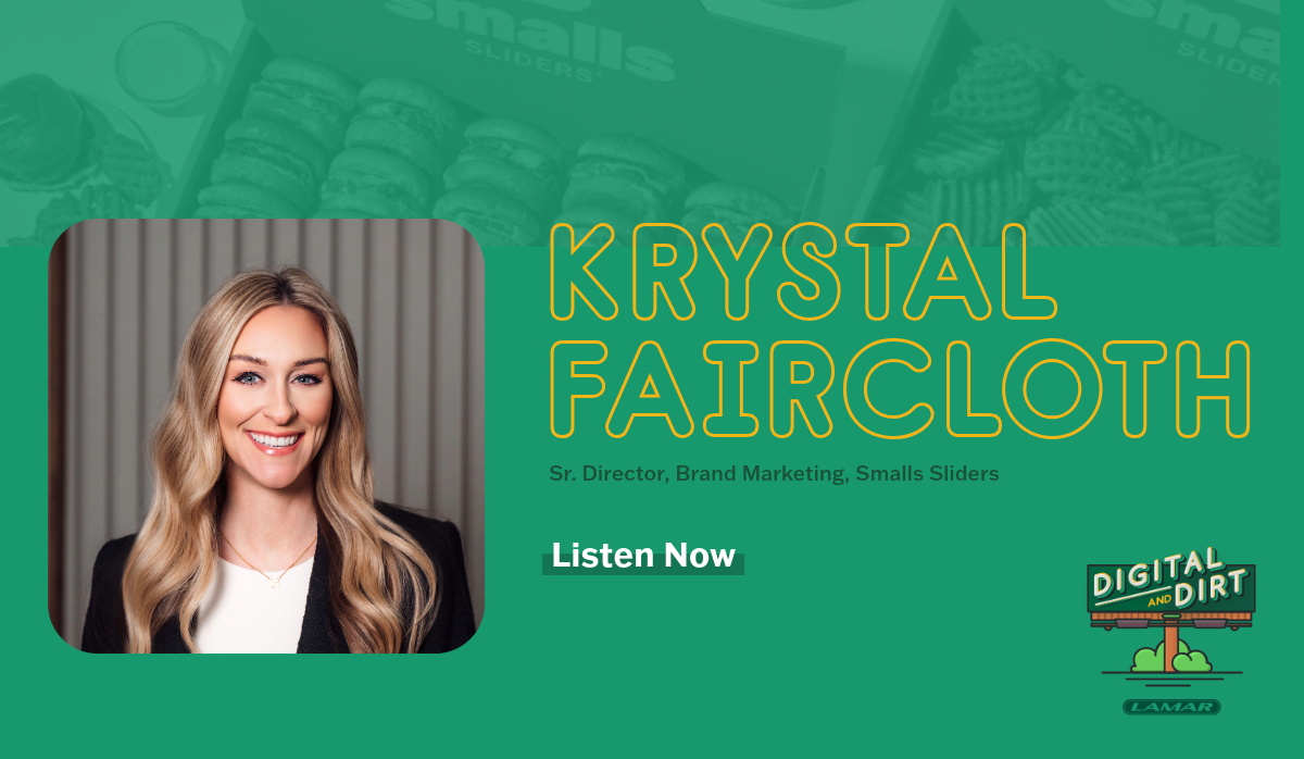 Krystal Faircloth - Sr. Director of Brand Marketing, Smalls Sliders