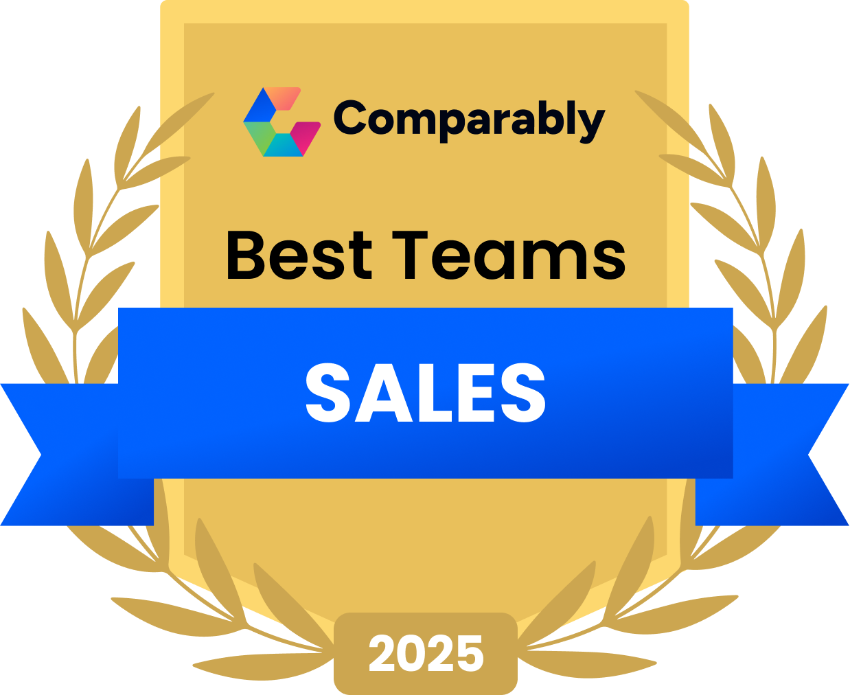 Comparably Award for Best Sales Team 2025