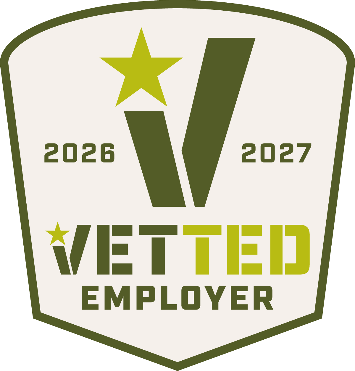 2026-2027 Vetted Employer Badge